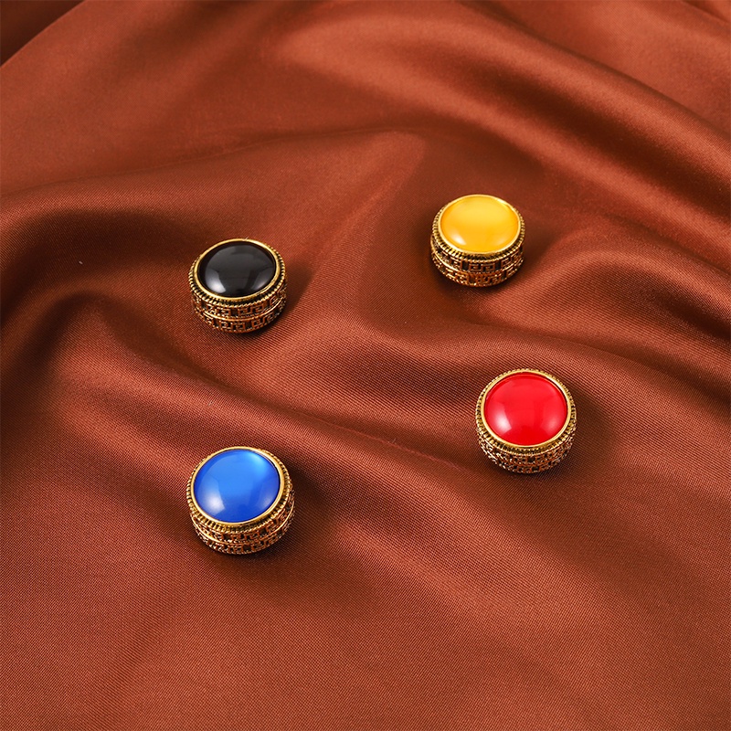 Ghim Cài Áo Khăn Choàng Hijab Có Nút Cài Nam Châm Cố Định Chống Trượt 7 Kiểu Vintage Cho Nữ