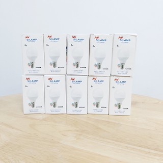 Combo 10 bóng đèn led búp G45 6W E14