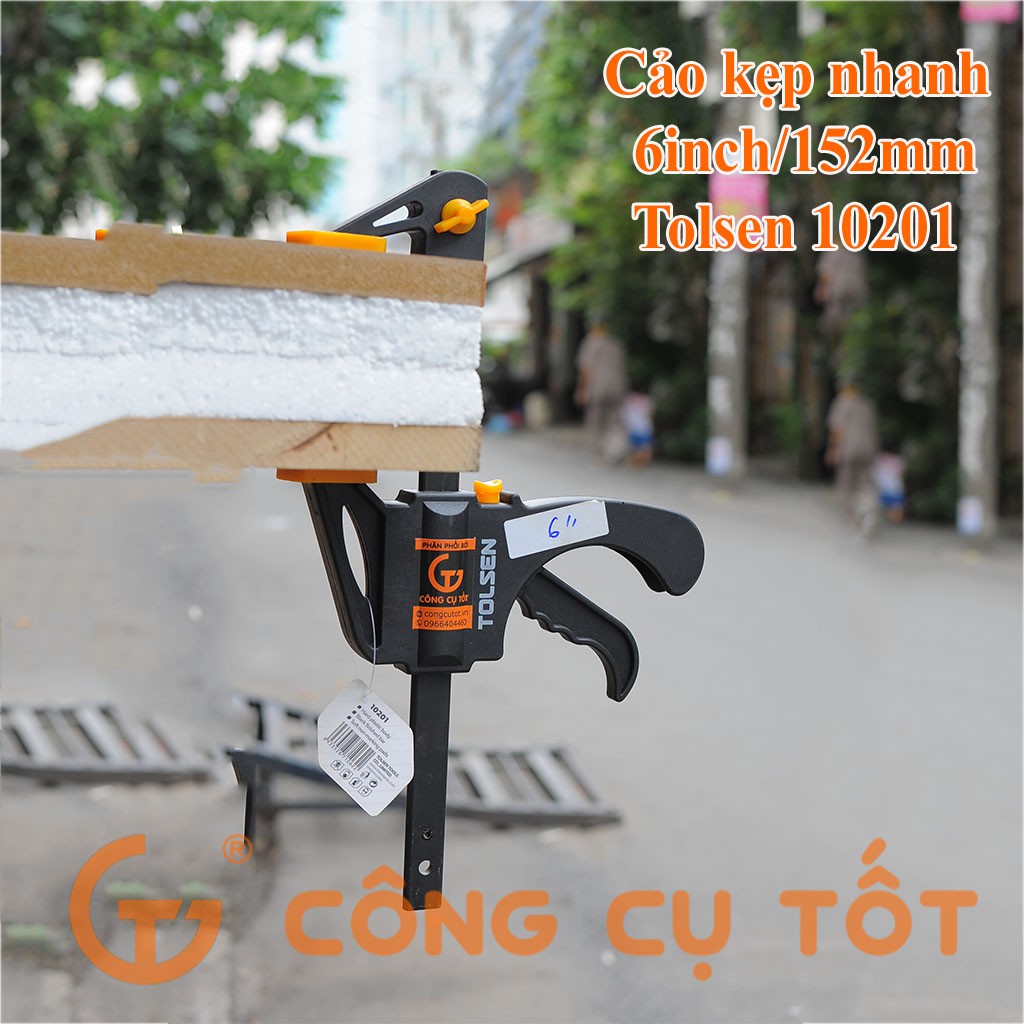 Cảo kẹp nhanh độ mở 152mm TOLSEN 10201