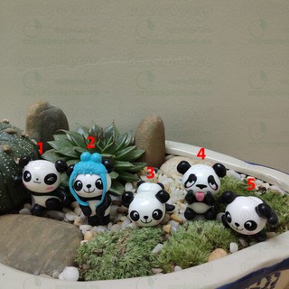 Phụ kiện trang trí tiểu cảnh Terrarium - Gấu trúc panda tinh nghịch