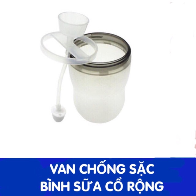 Phụ kiện Van chống sặc bình sữa silicon cổ rộng