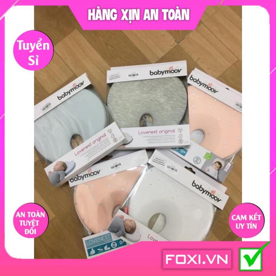 Gối chống bẹt đầu Lovenest Babymoov-Phù hợp với mọi loại giường-nôi-cũi-xe đẩy-Giúp bé ngủ sâu giấc hơn và thoải mái hơn