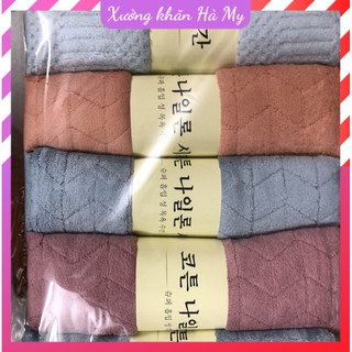 Khăn tắm lông cừu hàn quốc kt 50 x 100cm ⚡hàng loại 1⚡ khăn bông lông cừu siêu thấm hút