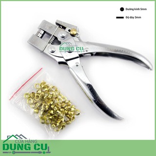 Kìm đục, bấm lỗ giấy kèm khoen