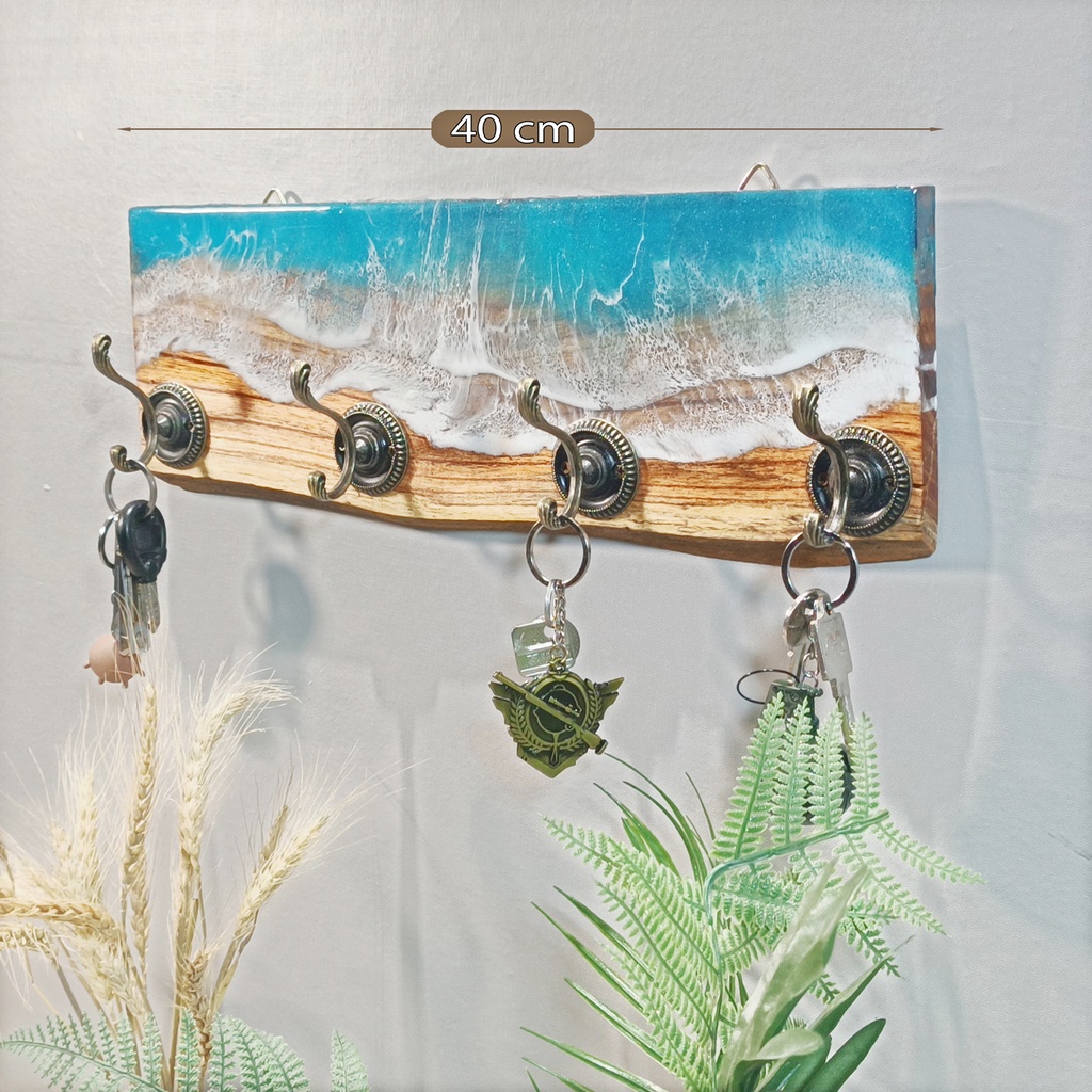 BẢNG TREO ĐỒ & CHÌA KHÓA DECOR 40 cm
