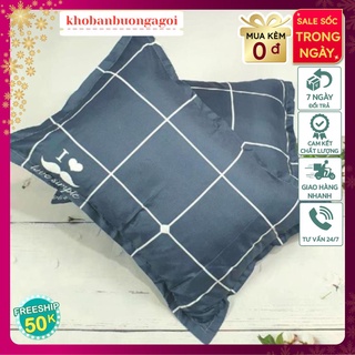 Bộ vỏ gối nằm poly cotton 45x65cm siêu đẹp