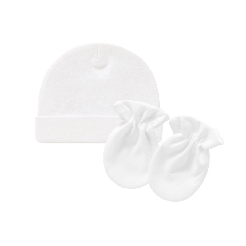 Mũ Beanie Cotton Mềm Mại Thoải Mái Không Trầy Xước In Họa Tiết Dễ Thương Bảo Vệ Mặt Cho Bé