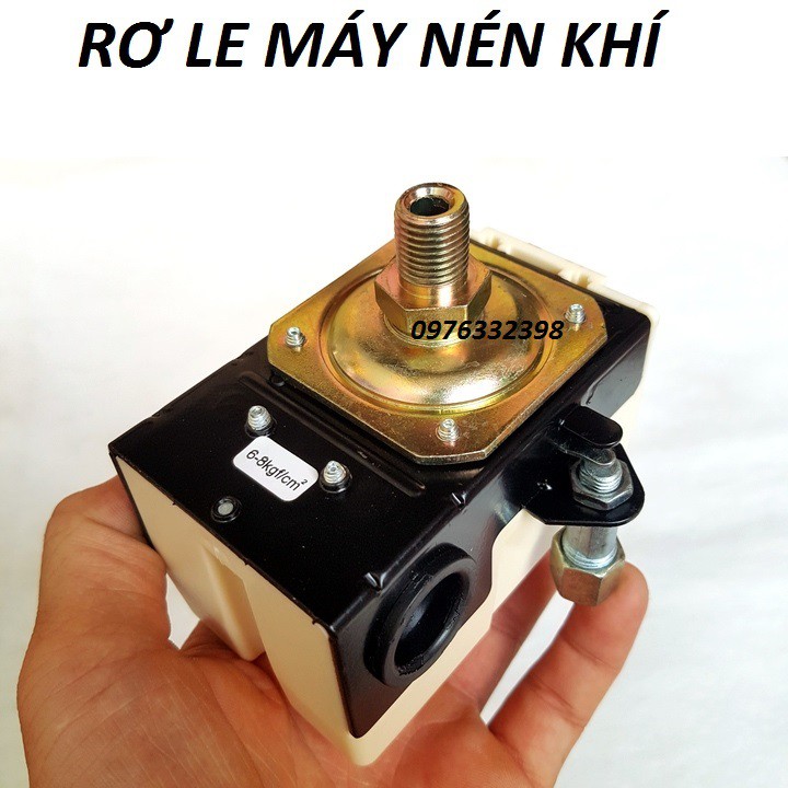 Rơ le máy nén khí Đài Loan ren trong,ren ngoài 13mm