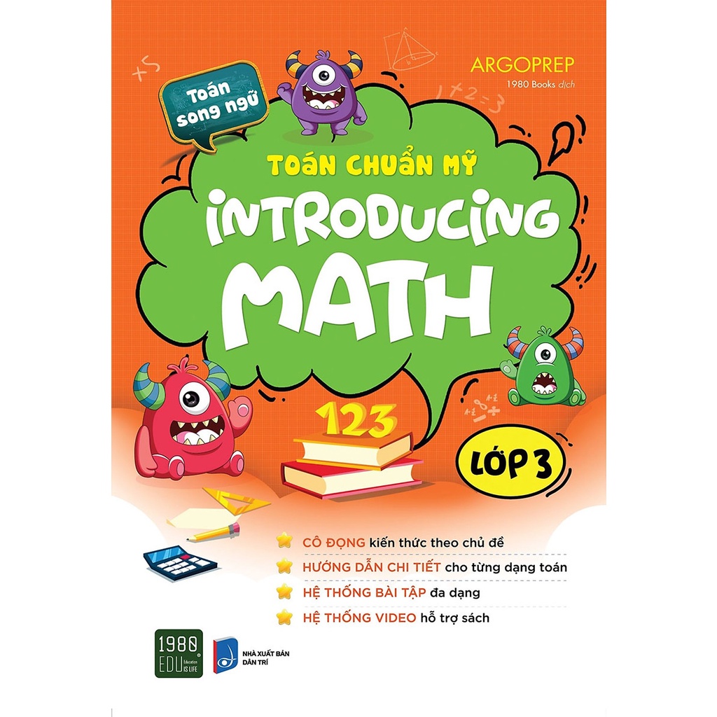 Sách -Toán xong ngữ - Toán chuẩn Mỹ - Introducing Math Lớp 3