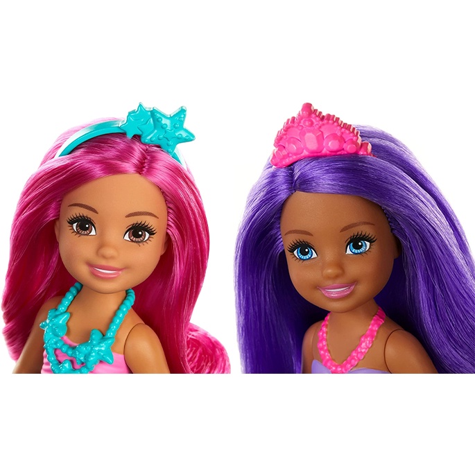 Barbie Dreamtopia Chelsea Em Bé Tiên Cá Tím Purple Mermaid