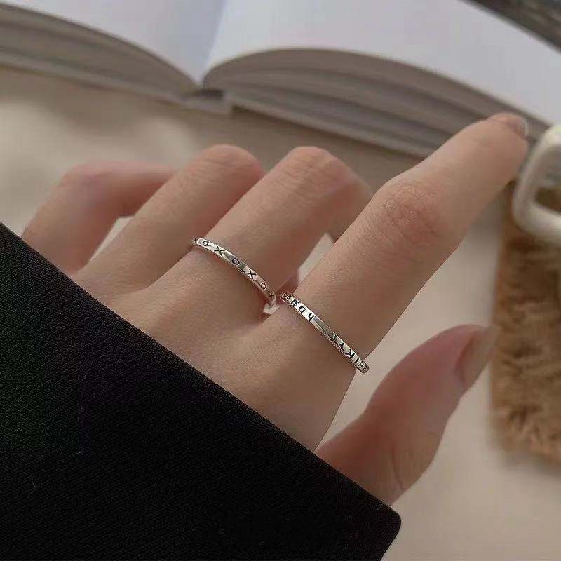 Nhẫn Nữ Thiết Kế Hở Phong Cách Hy Lạp Đơn Giản Dễ Thương