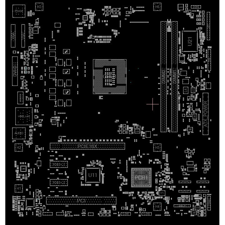 Sơ đồ mạch Boardview ECS H81H3-AM H813 AM