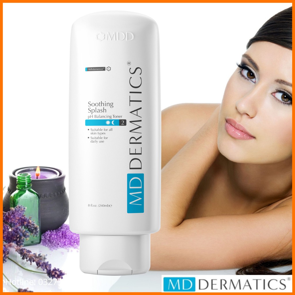 [SALE OFF] Chai số 2: Hoa Hồng Nước Cân Bằng Độ pH Soothing Splash Toner Mỹ Phẩm MD Dermatics