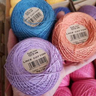 Sợi cotton lace.