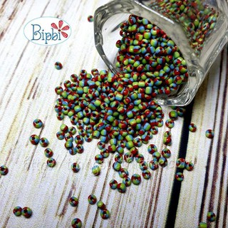 Hạt cườm multi color màu xanh - đỏ - vàng