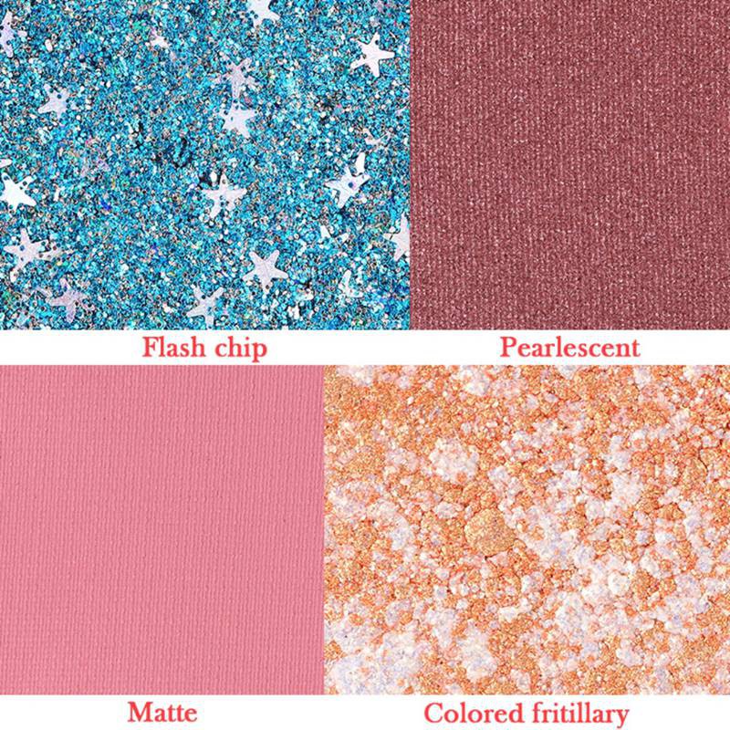 [Hàng mới về] Phấn mắt tông màu sáng lấp lánh cao trang điểm lâu trôi