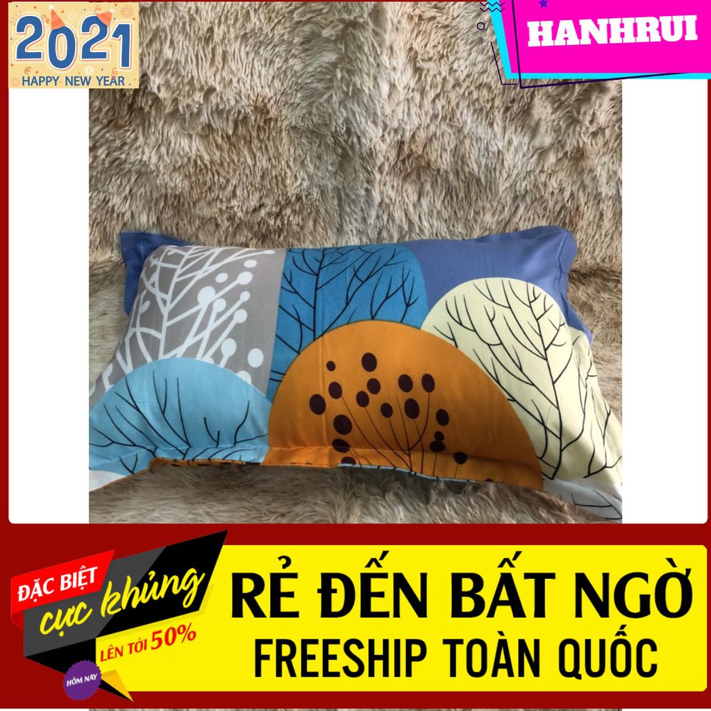 [Xả hàng nghỉ tết]Vỏ Gối Nằm,Áo Gối Nằm Cotton poly Hàn Quốc AG1239