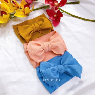 Băng đô nơ xuất Hàn mềm mịn co giãn xinh xắn cho bé gái