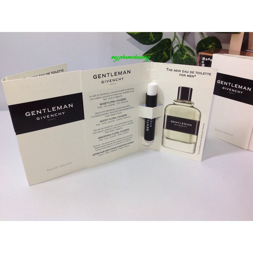 Nước hoa Vial Nam Givenchy Gentlemen