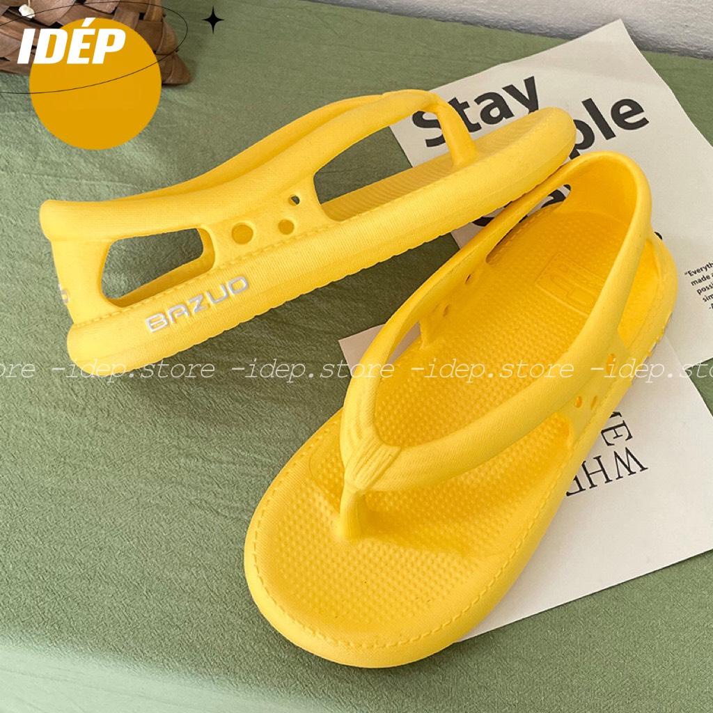 𝐢𝐃É𝐏 𝐆𝐋𝟎𝟕𝟖 Dép sandal bánh mì quai kẹp DUWA chất EVA đúc nguyên khối siêu nhẹ đi mưa, đi biển