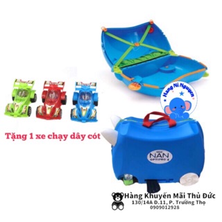 Vali Trunki cho bé (Tặng xe chạy dây cót)