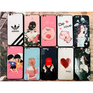 Ốp cứng lưng bóng in hình kute cho Iphone 6/6s plus