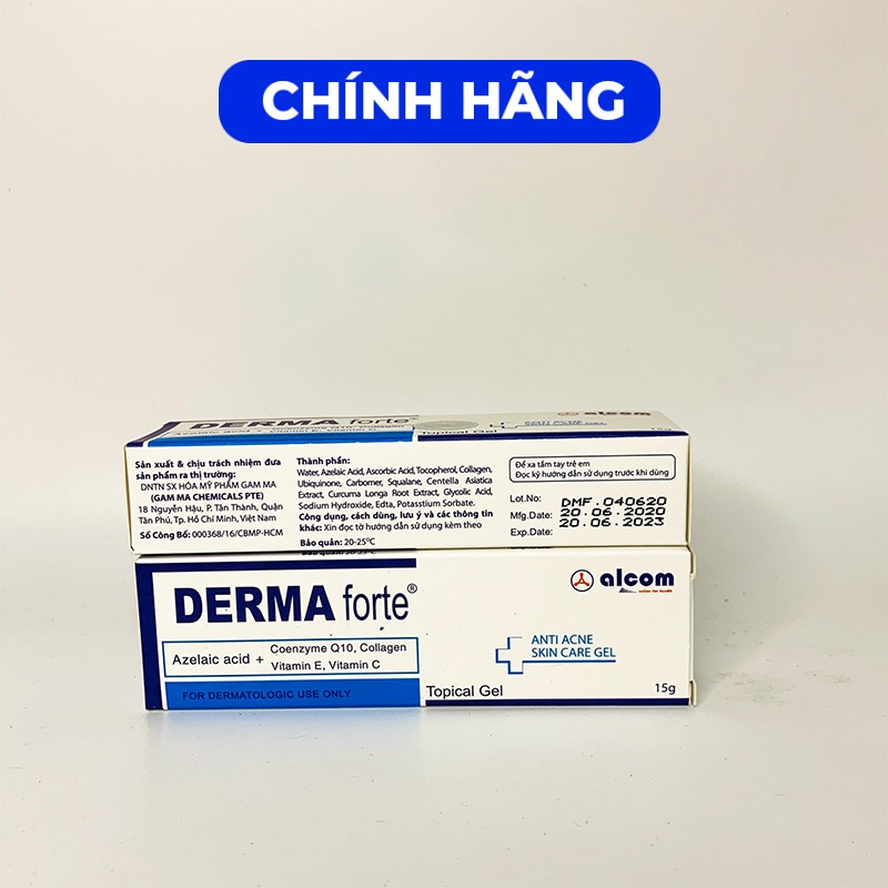 Derma Forte [CHÍNH HÃNG ]  Kem ngừa mụn Derma Forte 15g | BigBuy360 - bigbuy360.vn