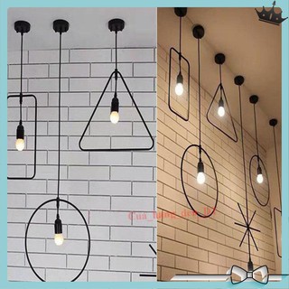 Đèn Thả☎️FREESHIP☎️Đèn Thả Trần Hình Học Trang Trí☎️[Den Tha]