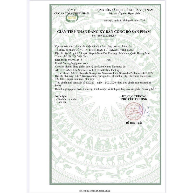 viên uống nhau thai cừu Nama Nhật Bản | BigBuy360 - bigbuy360.vn