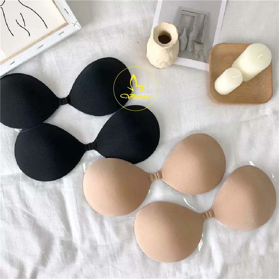 Áo dán ngực sò cài trước tạo khe đẹp - Miếng dán ngực chất su trơn, dính chắc chắn VALICA D0127
