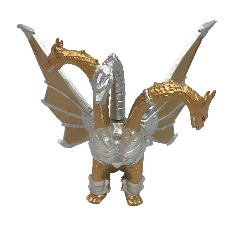 Mô Hình 04 Nhân Vật Khủng Long Godzilla Đấu Với Ghidorah