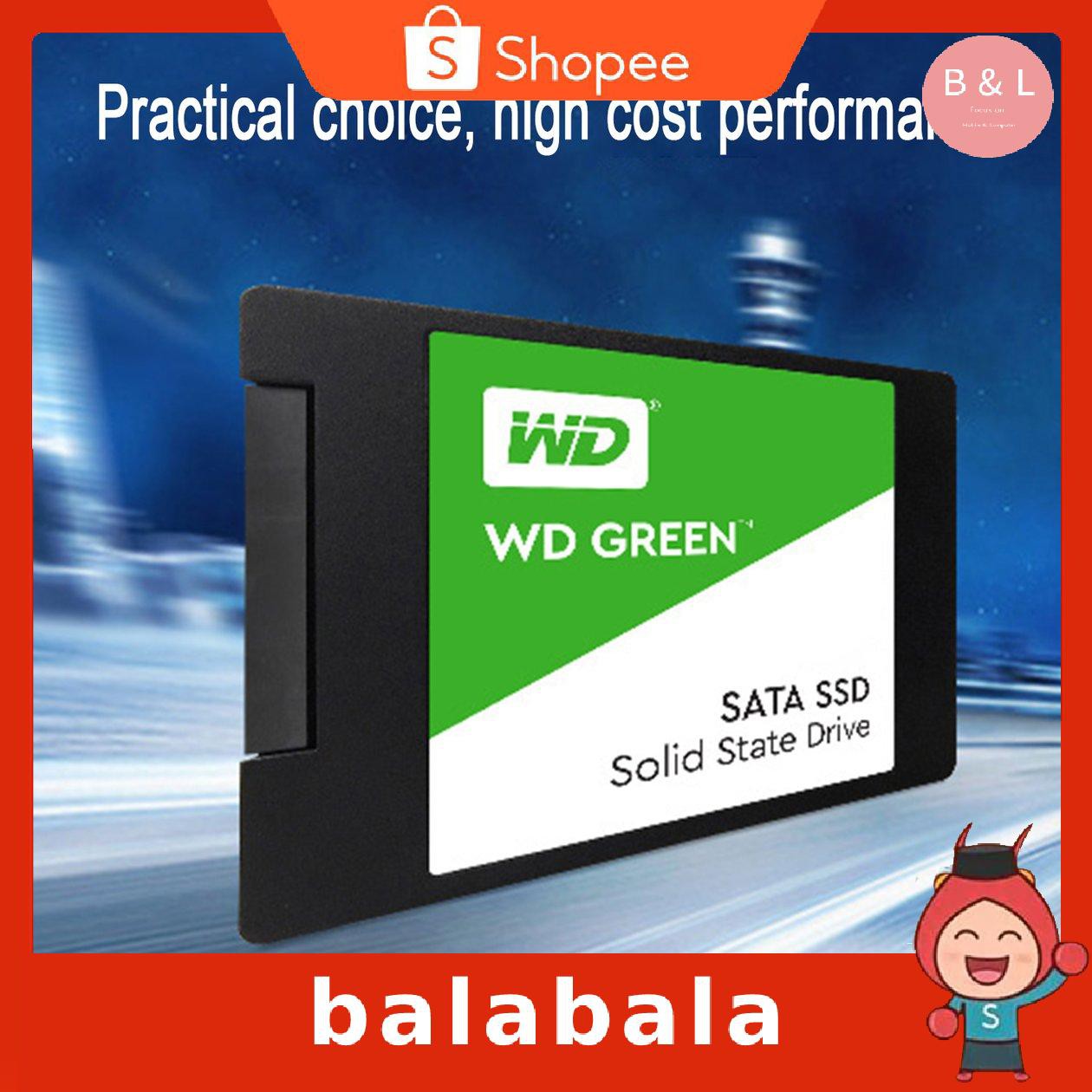 Ổ Cứng Kỹ Thuật Số Wd 1tb 480gb 240gb 120gb 2.5 "Sata Iii Sata 3 Or M.2 2280 Ssd 6gb / S