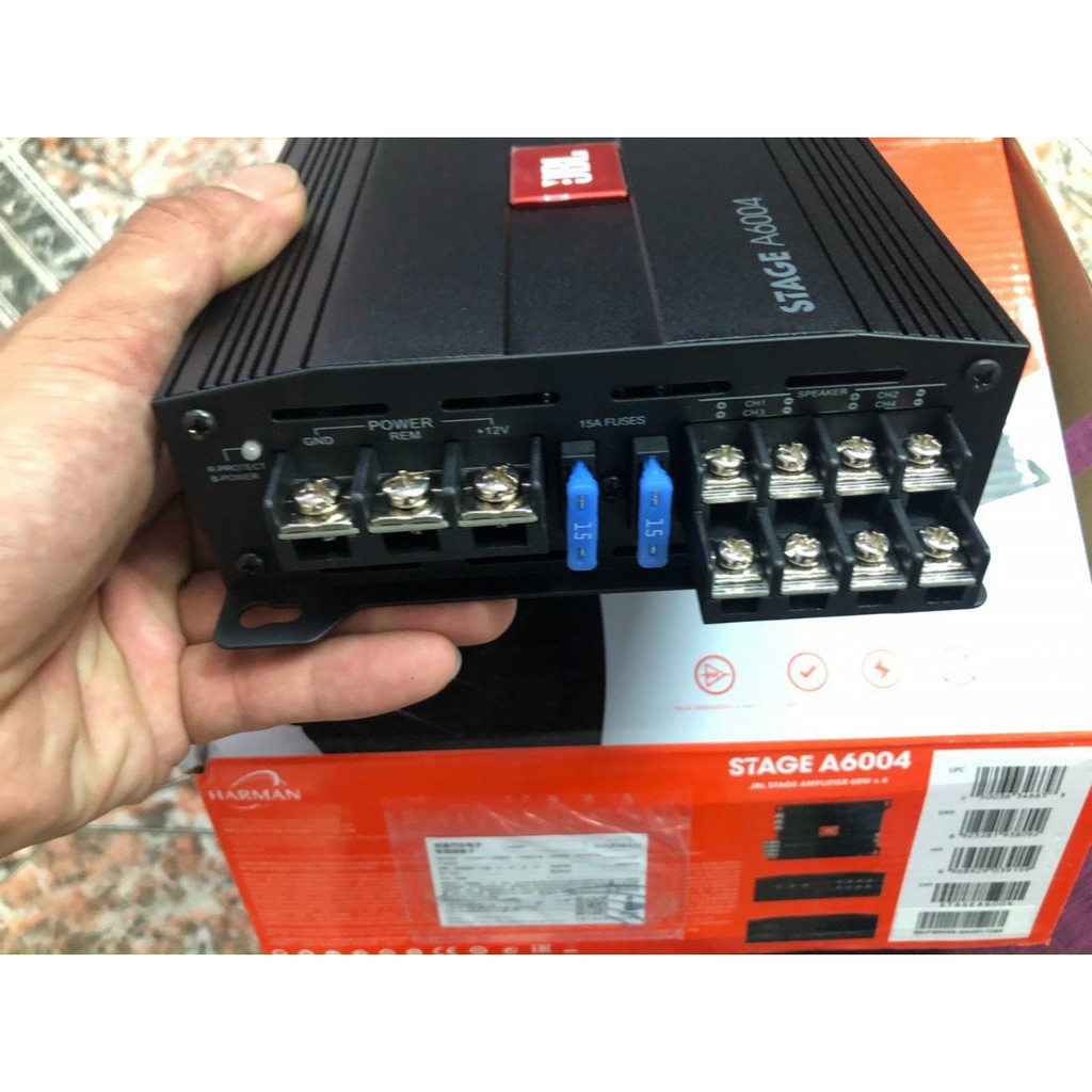 Amply xe hơi 4 kênh JBL Stage A6004 Chính hãng Harman