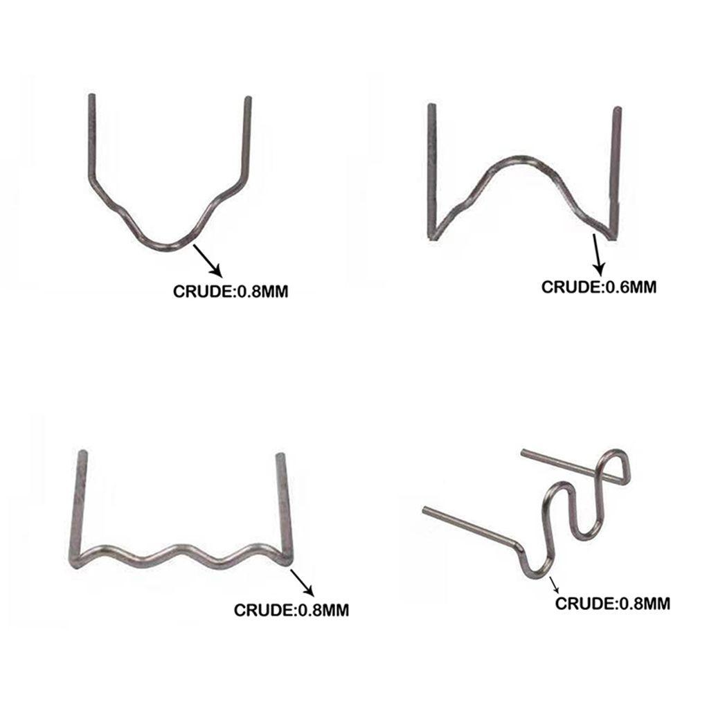 Túi 500 Phụ Kiện Hình Chữ M Chuyên Dụng Cho Máy Hàn|Dụng Cụ Hàn Bằng Thép Hình Chữ W Sửa Chữa Xe Hơi