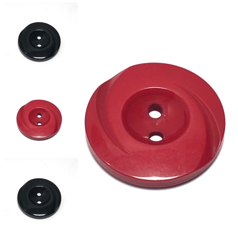 5 cái - Nút Áo cỡ lớn 30mm nhựa tốt bóng đẹp, họa tiết ấn tượng dùng trong thời trang: áo khoác, đầm, quần… sp handmade