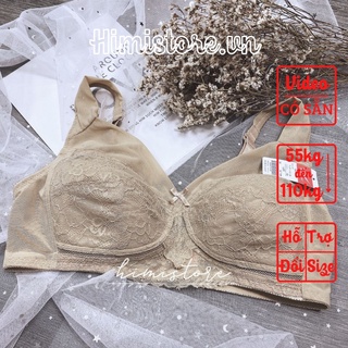 ÁO NGỰC NỮ BIGSIZE CỠ LỚN KHÔNG GỌNG KHÔNG ĐỆM SIZE 36/80 TỚI 46/105 - HIMISTORE.NET - U070