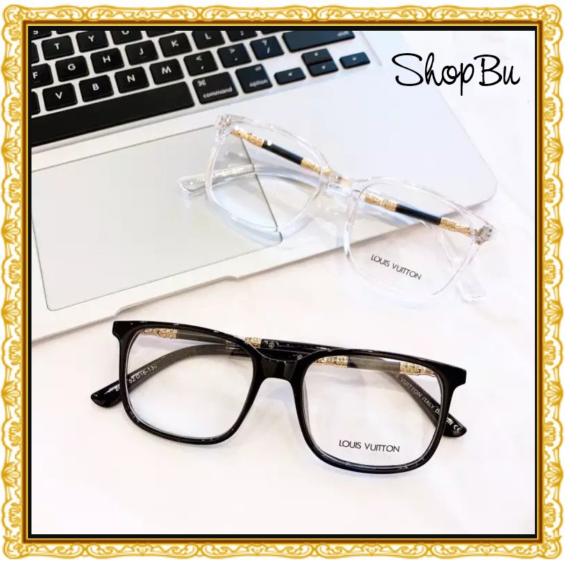 Kính giả cận Vuông unisex nam nữ đeo 0 độ B11