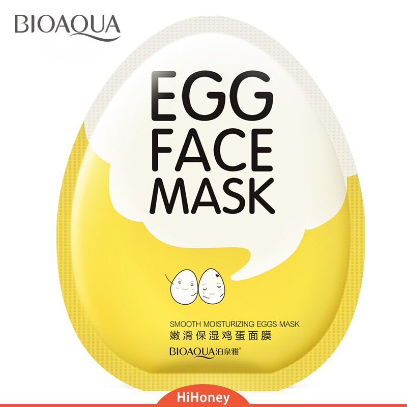 Mặt Nạ Trứng Dưỡng Ẩm Sáng Da Bioaqua Nội Địa Trung EGG FACE MASK