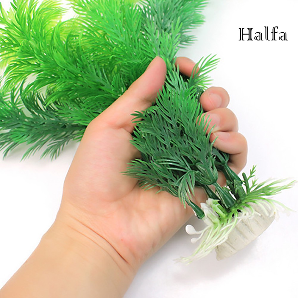Cỏ Nhân Tạo Bằng Nhựa Trang Trí Bể Cá Đẹp Mắt