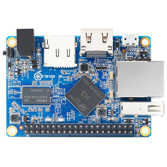 Máy tính nhúng Orange Pi One H3 Quad-core Cortex-A7 RAM 512MB / 1GB LAN 100M | BigBuy360 - bigbuy360.vn