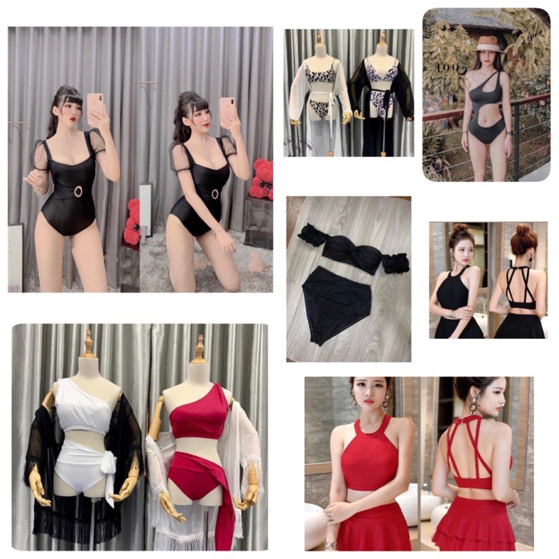 BIKINI chất thun lạnh cao cấp- 1 mảnh và 2 mảnh [HOT NHẤT] chất siêu xịn