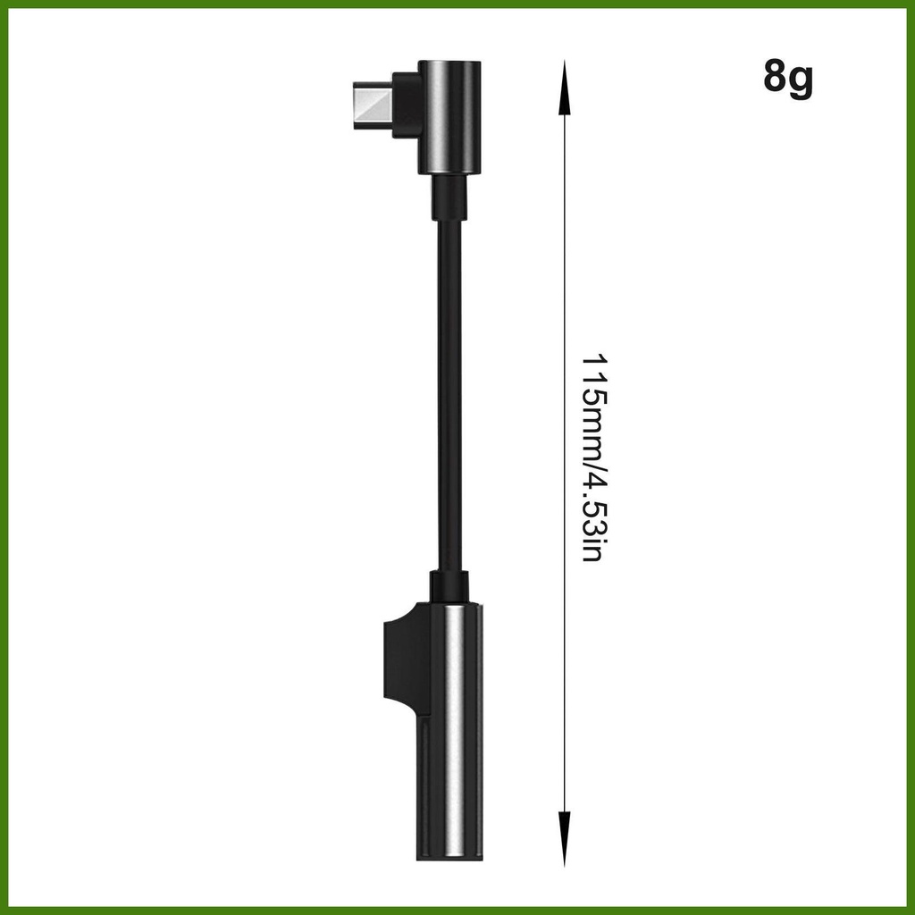 Cáp Chuyển Đổi Tai Nghe USB C 2 Trong 1 Type C Sang Hi-Res 3.5mm AUX Type C Tương Thích Với Hầu Hết rdavn