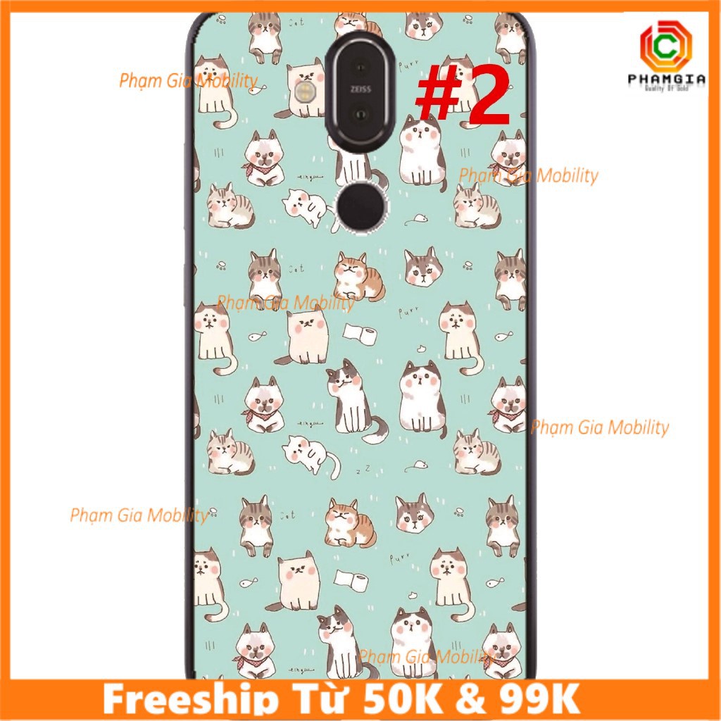 Ốp lưng dẻo in hình đẹp cho Nokia 6.1 Plus/X6 hình thú cưng