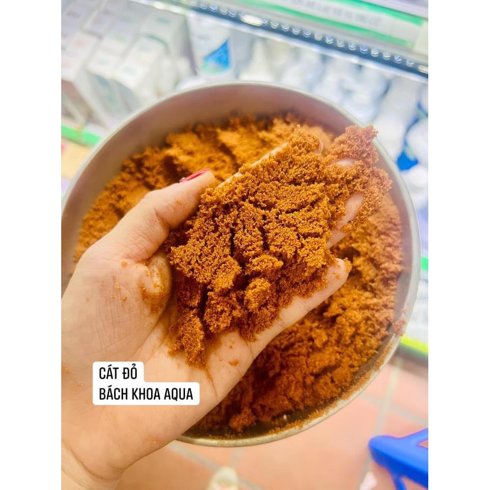 CÁT ĐỎ BÁCH KHOA AQUA CHO BỂ CÁ CẢNH 1KG