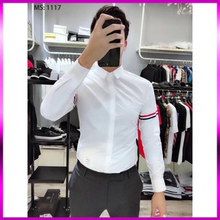 Sơ Mi Quốc Dân Hàng Cao Cấp Chất Cotton Lụa Trơn Không Nhăn Hàng Slimfit Body - - 2 DR