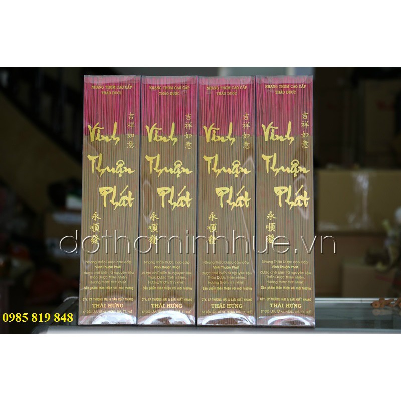 Hương thơm THẢO DƯỢC Vĩnh Thuận Phát 40cm - 1 hộp từ 430 - 450 nén