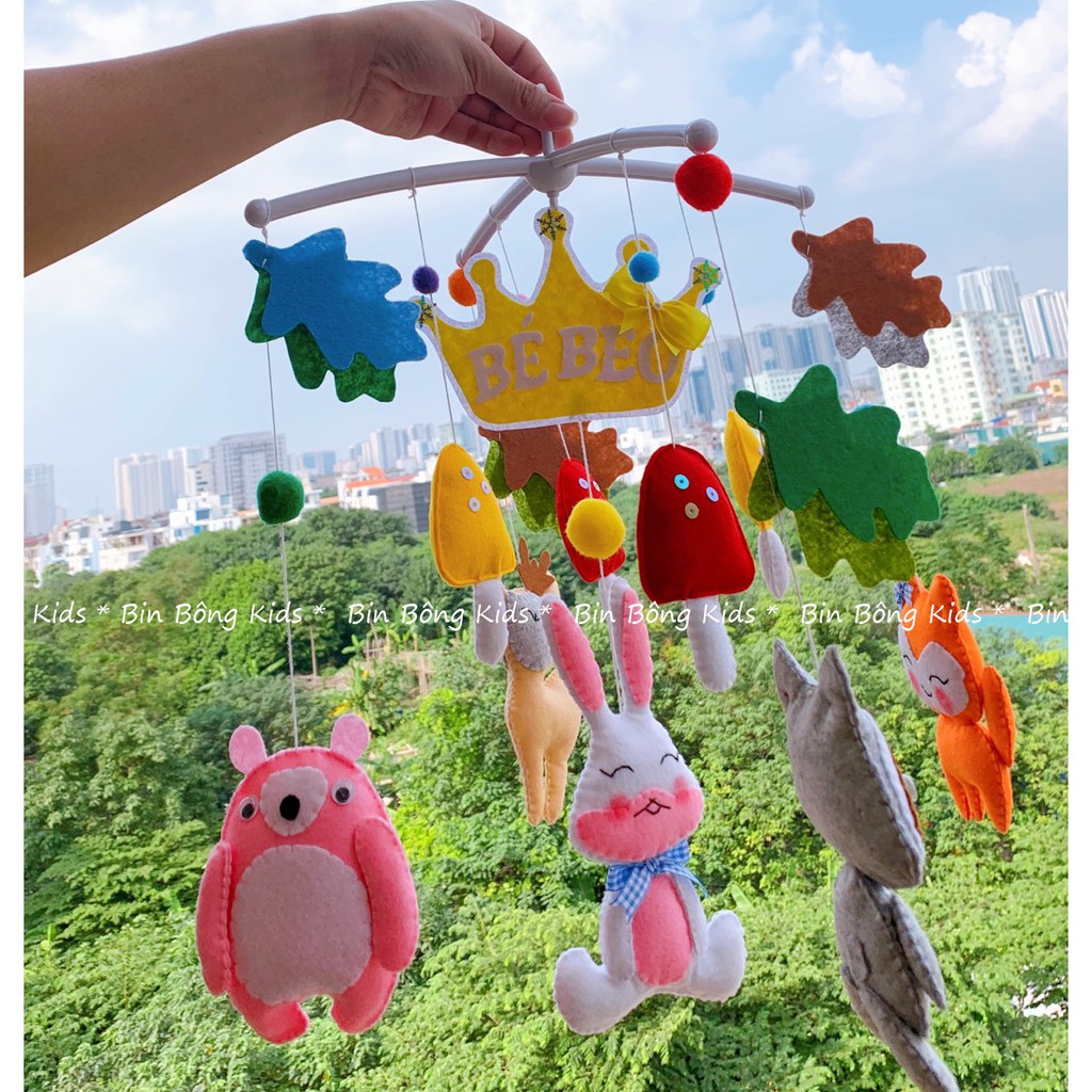 Treo Nôi Cho Bé , Có 35 Bản Nhạc Không Lời, Kích Thích Giác Quan Của Bé