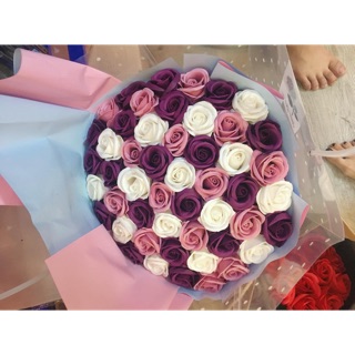 hoa Hồng sáp thơm 30 bông mix màu HH30.205.45