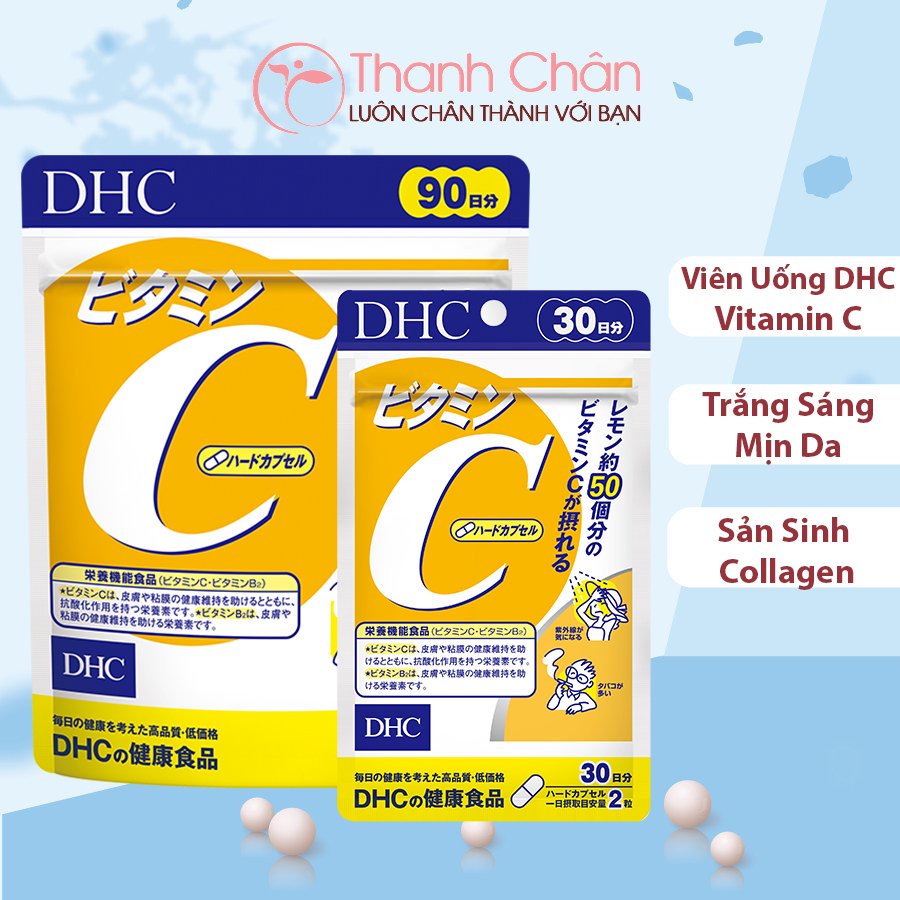 Viên uống DHC Bổ sung Vitamin C Nhật Bản 60v gói