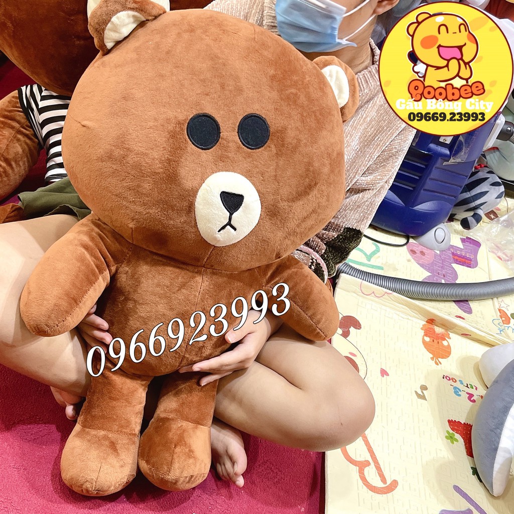 [Ảnh thật chiều cao thực 65cm] Gấu Bông Brown